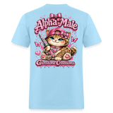 alpha male - powder blue