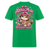 alpha male - bright green