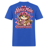 alpha male - royal blue