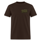 camo logo - brown
