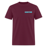ice cream logo - burgundy