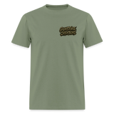 camo logo - military green