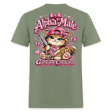 alpha male - military green