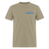 ice cream logo - khaki