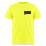 knife outline - safety green
