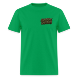 camo logo - bright green