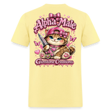 alpha male - cornsilk