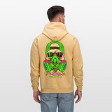 Men's Hoodie - light gold 