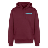 ice cream logo - burgundy