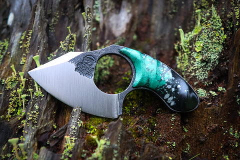 Baby Shark - Teal and White Splatter
