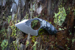 Baby Shark - White and Gray Splatter