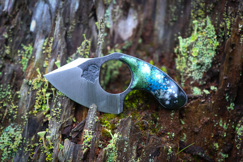 Baby Shark - Green, Blue & White Splatter