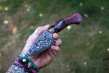 ball bearing Damascus x ray hunter