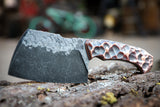 forged copper handled cleaver