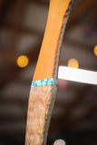 hatchet with yew wood and maple handle