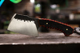 stitched bourbon barrel cleaver