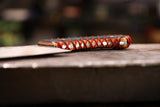 stitched bourbon barrel cleaver