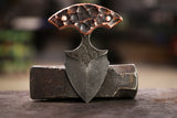 forged copper push dagger