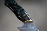 Drop point with x ray galaxy handle
