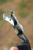 hand forged san mai serpent tang knife