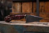 Drop point with galaxy burgundy handle