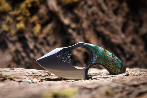 mako green gold splatter