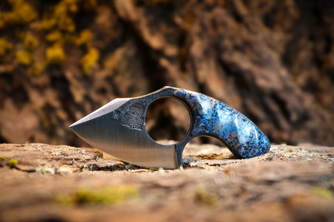 Mako - Blue & Grey Splatter