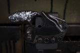 Mako- Black Cerakote w/ Splatter handle