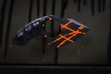 Mako- Black Cerakote w/ Orange Splatter