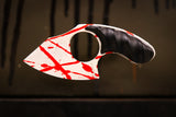 Mako- White Cerakote w/ Red Splatter