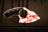 Mako- White Cerakote w/ Red Splatter
