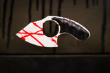 Mako- White Cerakote w/ Red Splatter