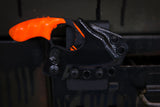 Mako- Black Cerakote w/ Orange splatter