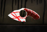 Mako- White Cerakote with Red Splatter