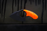 Mako- Black Cerekote w/ Orange Handle