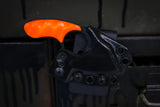 Mako- Black Cerekote w/ Orange Handle