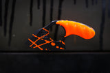 Mako- Black Cerekote w/ Orange Splatter