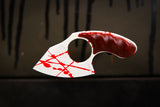 Mako- White Cerekote w/ Red Splatter