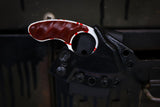 Mako- White Cerekote w/ Red Splatter