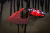 Mako- Black/Red Cerekote w/ Red Splatter Handle