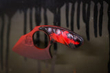 Mako- Black/Red Cerekote w/ Red Splatter Handle