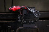 Mako- Black/Red Cerekote w/ Red Splatter Handle
