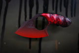 Mako- Black/Red Fade Cerekote w/ Red Splatter Handle