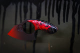 Mako- Black/Red Cerekote w/ Red Splatter Handle