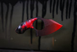 Mako- Black/Red Cerekote w/ Red Splatter Handle