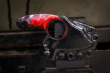 Mako- Black/Red Cerekote w/ Red Splatter Handle