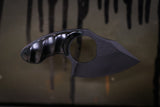Mako- Black Cerakote w/ Dark Green Translucent Handle