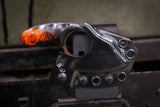 Mako- Orange/Black Cerakote w/ Orange Splatter Handle