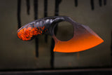 Mako- Orange/Black Cerakote w/ Orange Splatter Handle
