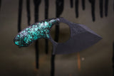 Mako- Black Cerakote w/ Blue Splatter Handle